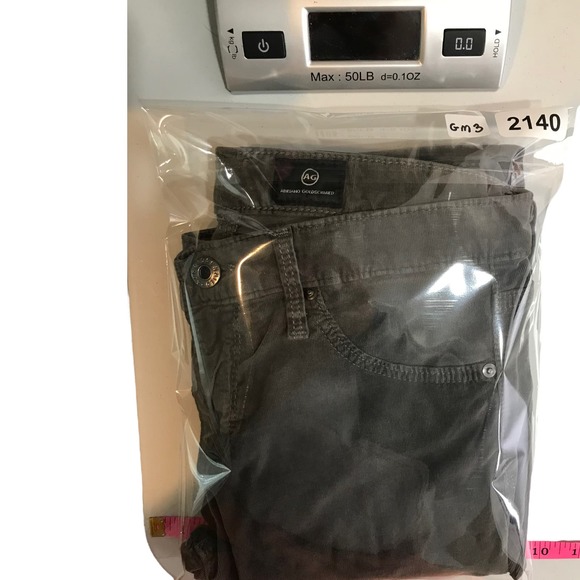 AG Adriano Goldschmied Women's The Legging Super Skinny‎ Jeans Mid-Rise Gray 25R - Picture 10 of 10